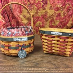Longaberger Inaugural Baskets - 1997 and 2001